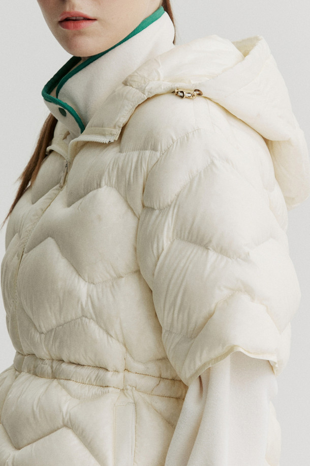 THE CART/DROP -  - HALF SLEEVE DOWN JACKET (WOMEN)