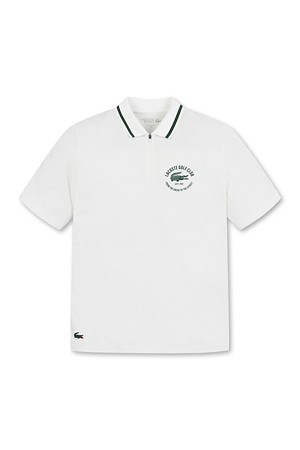 [LACOSTE] WOMAN SPORT Roland Garros Edition Cotton Pique Polo_WHITE-a