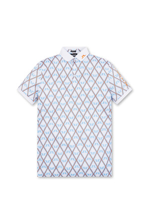 [J.LINGEBERG] M TOUR TECH REGULAR FIT PRINT POLO