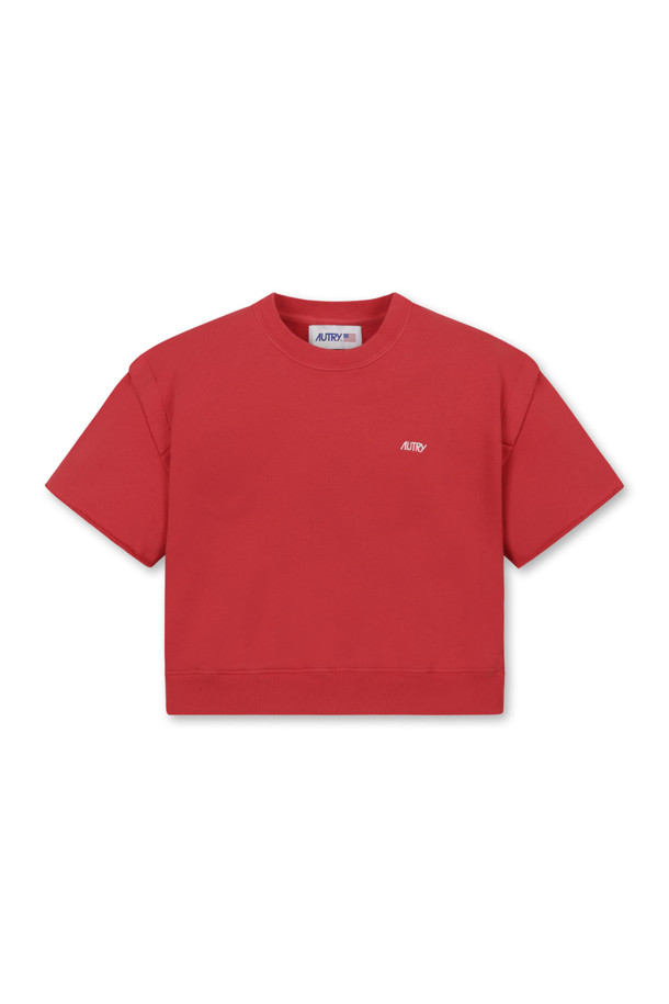 AUTRY -  - AUTRY W CROPPED SWEATSHIRT COLOR RED