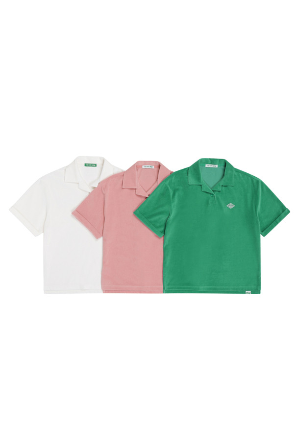 THE CART/DROP -  - TERRY POLO T-SHIRTS (WOMEN)