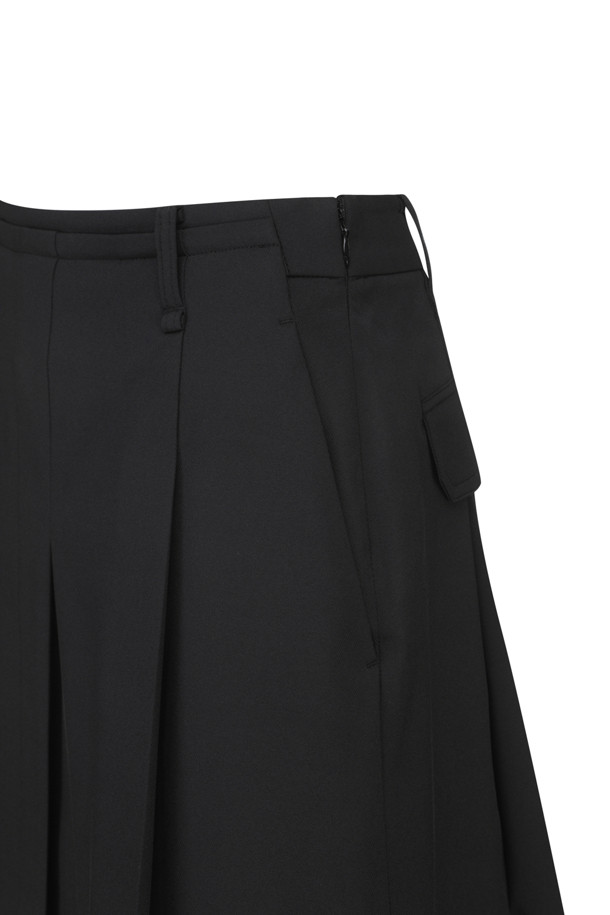 THE CART/DROP -  - PLEATS CULOTTE PANTS (WOMEN)