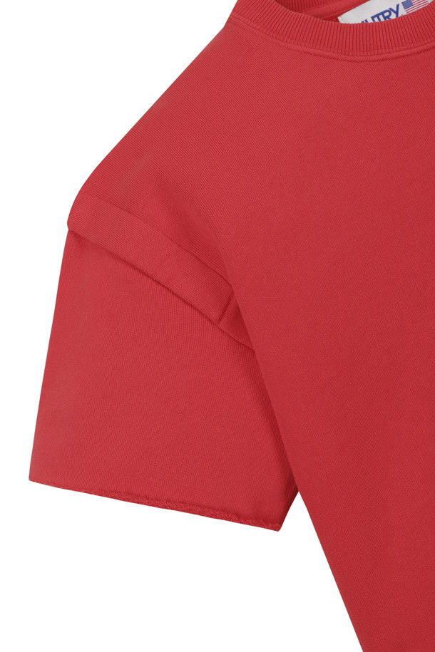 AUTRY -  - AUTRY W CROPPED SWEATSHIRT COLOR RED