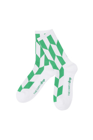 DROP DIAGONAL PATTERN SOCKS (UNISEX)