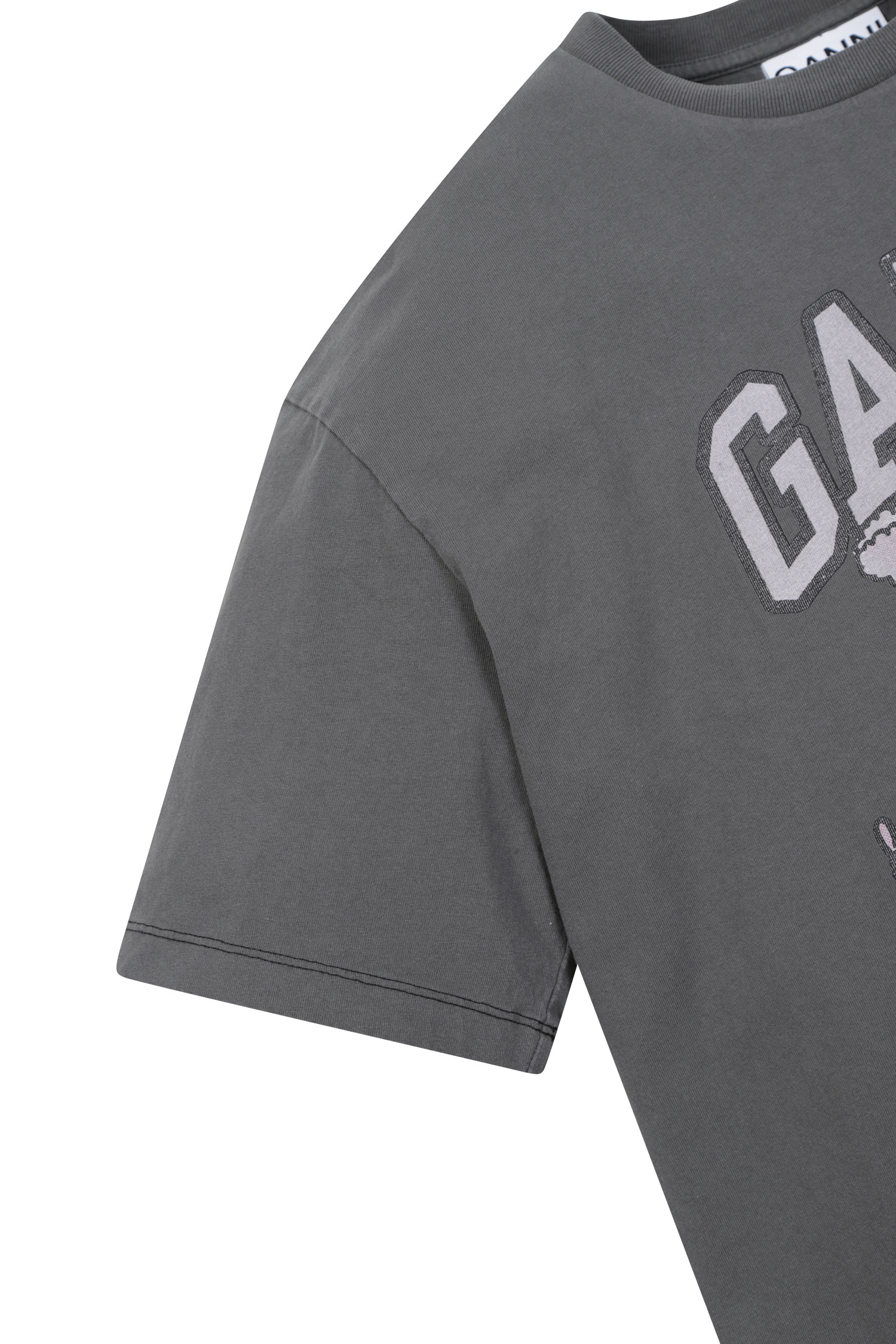 ☆韓国の人気☆【GANNI】☆GREY FUTURE RELAXED LAMB T-SHIRT☆ ☆送料・関税込☆GANNI☆GREY FUTURE RELAXED LAMB T-SHIRT