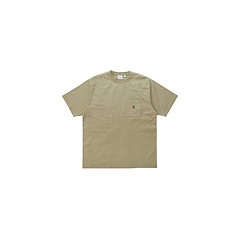 GRAMICCI UNI ONE POINT TEE KHAKI-a