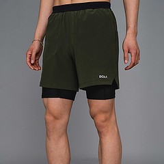 DOXA UNISEX RERUN 2-1 SHORTS 5"-a