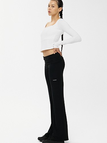 [GLOWNY] AIR FOLDING FLARE PANTS-a