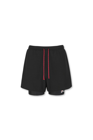 [디스트릭트비전] MEN’S Layered Pocketed Trail Shorts_BLACK-a
