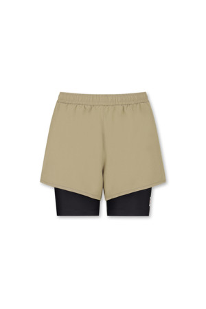 [디스트릭트비전] Women’s Layered Trail Shorts_KHAKI-a