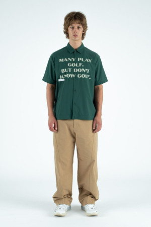 [스튜던츠 골프] Educate Poplin Shirt_GREEN-a