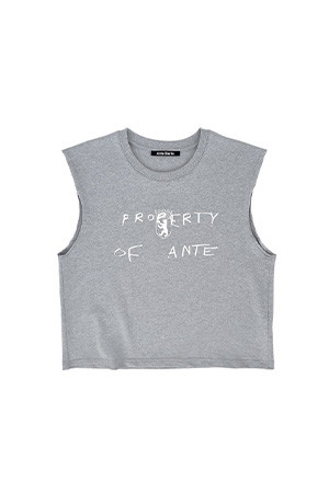 [안테 베를린] PROPERTY SLEEVELESS_GREY-a