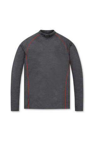 [디스트릭트비전] MEN’S Merino Long Sleeve Mock Tee_GREY-a