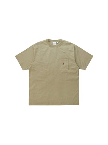 GRAMICCI UNI ONE POINT TEE KHAKI-a