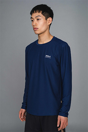 DOXA MENS RERUN TEE LS_NAVY-a