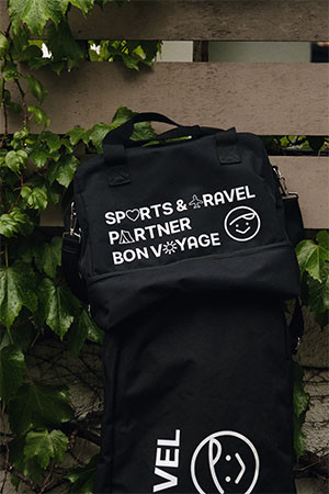 [Piv'vee X TCG] Bon Voyage Boston Bag_BLACK-a