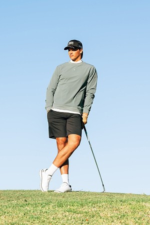 [스튜던츠 골프] Swing Nylon Popover_GREEN-a