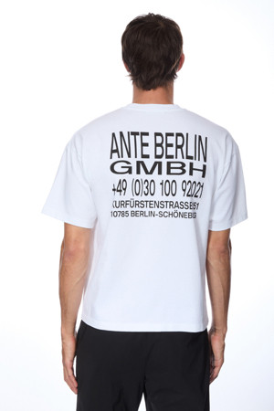 [안테 베를린] UNI STAFF T-SHIRT_WHITE-a