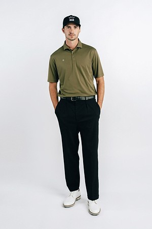 [스튜던츠 골프] Librarian S/S Polo_BROWN-a