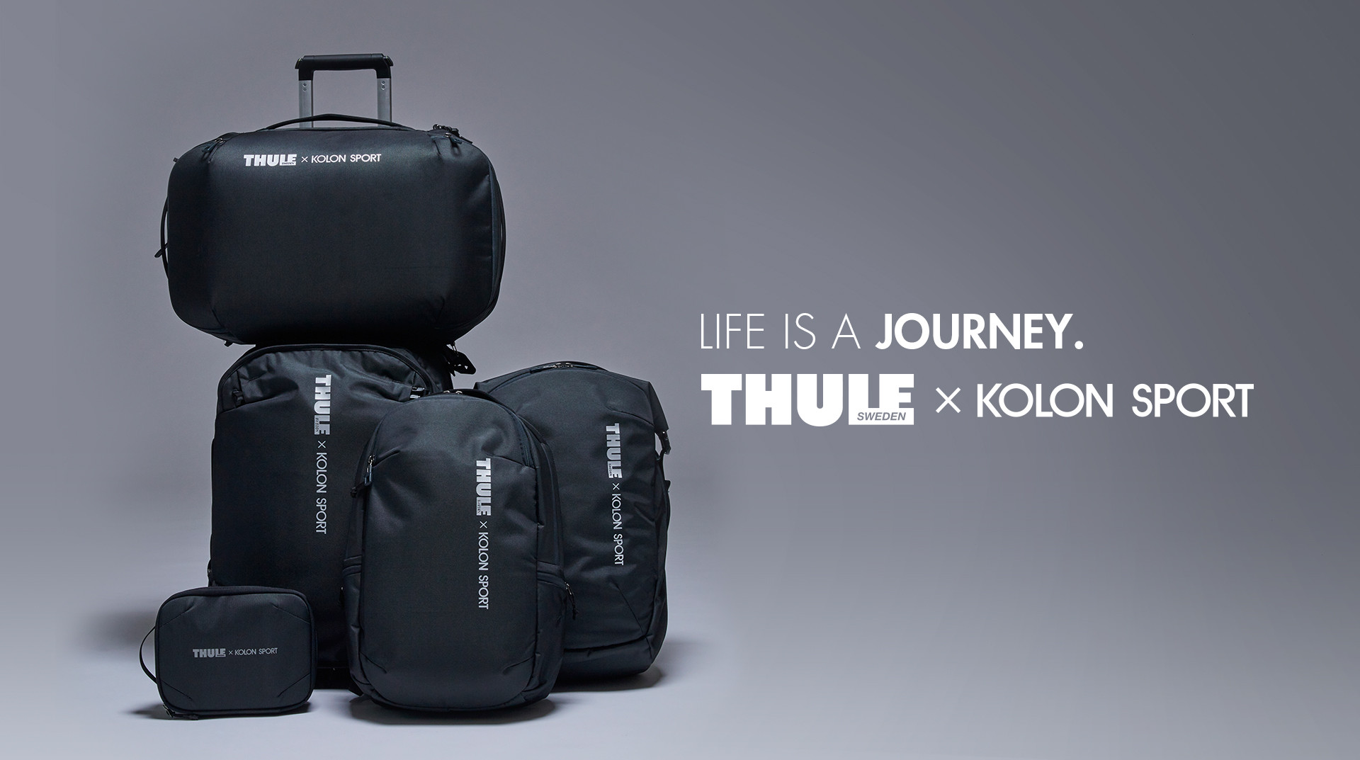 LIFE IS A JOURNEY. THULE(SWEDEN) X KOLON SPORT
