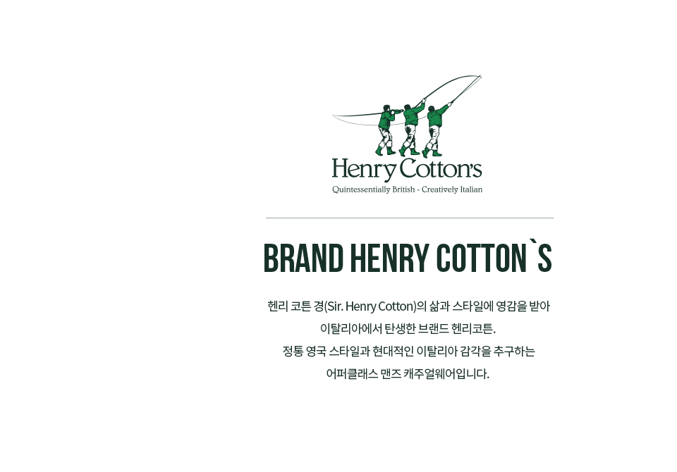                                     [HIS-STORY] 헨리코튼, 스포츠 영웅에서 브랜드 탄생까지                         [HIS-STORY] 헨리코튼, 스포츠... 