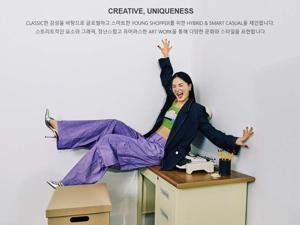 루루 Dot Zip up Knit Cardigan (blue)_LUCKY CHOUETTE - 코오롱몰