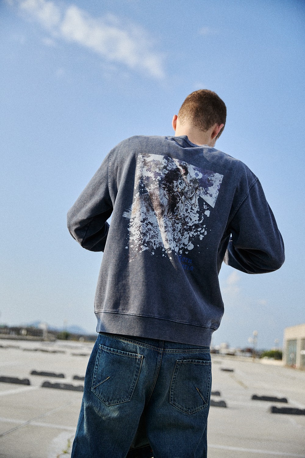 series; X Rawhyde Artwork Garment-Dyed T-Shirt