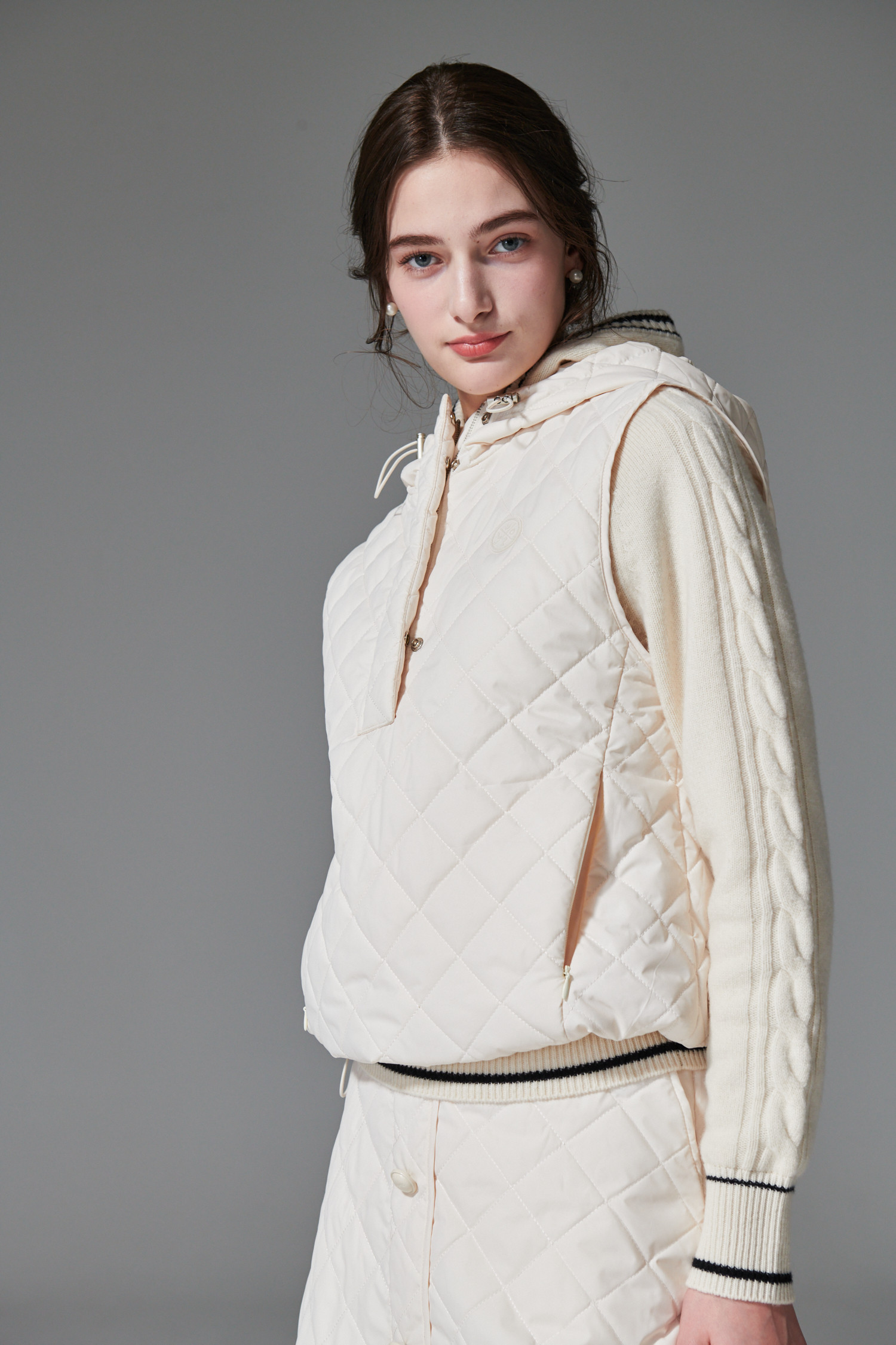 QUILTING HOOD VEST KLIMGOLF quilting-hood-vest-klimgolf